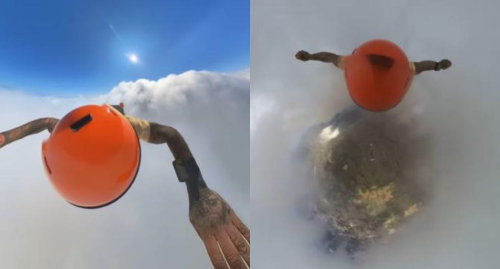 Video viral | Paracaidista español muestra cómo son nubes por dentro | Instagram | España | nnda nnrt | VIRALES | MAG.