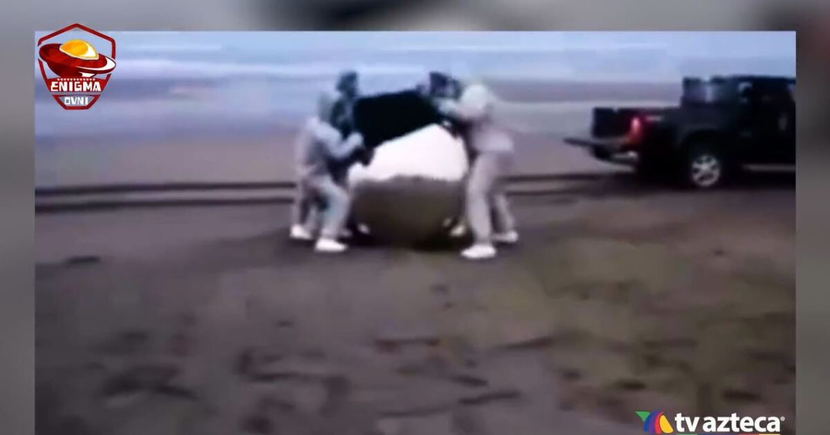 Video: Filtran evidencia en donde un supuesto ovni aparece a la orilla de una playa