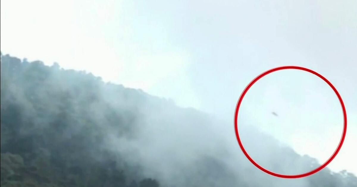 Captan un supuesto ovni sobrevolando una montaña de El Salvador