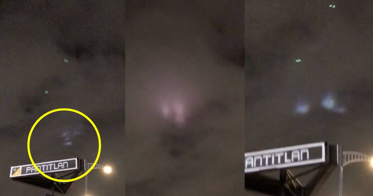¿Llegaron los extraterrestres? Graban supuesto OVNI afuera del Metro Pantitlán