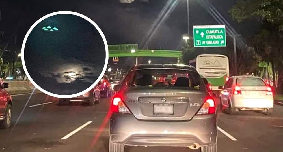FOTOS: ¿Un OVNI? Captan extraño objeto luminoso en calzada Ignacio Zaragoza, CDMX