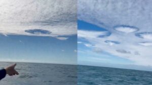 Eerie ‘UFO clouds’ hovering over sea like alien invasion movie filmed by stunned fisherman